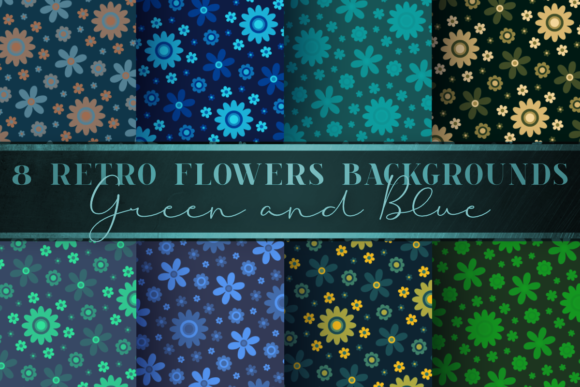 A Guide to Using Green Teal Vintage Floral Digital Papers