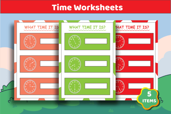 Boost Learning and Creativity with a Time Worksheets Activities Set