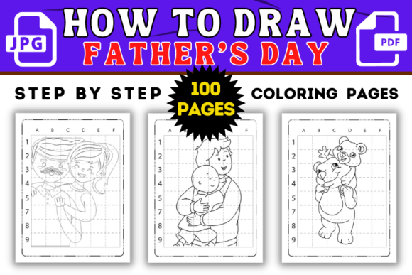 How to Draw Father's Day: Your Complete Guide to a Printable KDP Coloring Book