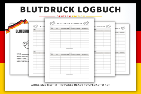Master Your Health with a Professional Blutdruck Logbuch Interior