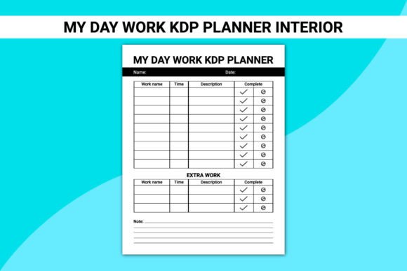 My Day Work KDP Planner: A Design for Professional Productivity