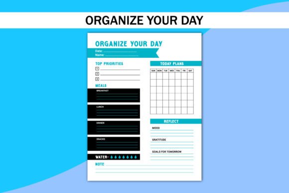 Organize Your Day: A KDP Interior Planner
