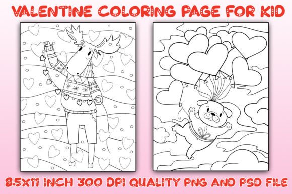 The Comprehensive Guide to Valentine's Coloring Pages Vol 01: Digital Assets for Creative Projects
