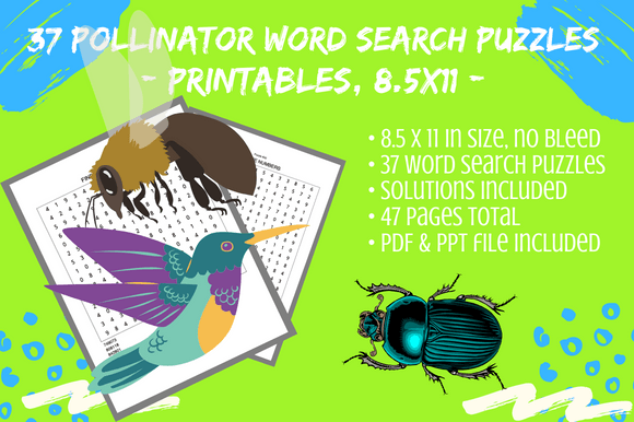 The Hidden World of Pollinators: An Educational Adventure Through Word Search Puzzles