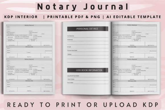 The Notary Journal KDP Interior: A Professional's Essential Record-Keeping Tool
