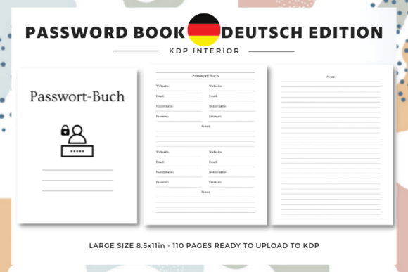 The Password Book Deutsch Edition Interior: A Practical Resource for German Users