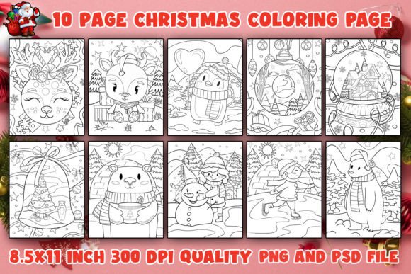 Unlock Your Creative Christmas with This Coloring Book Bundle