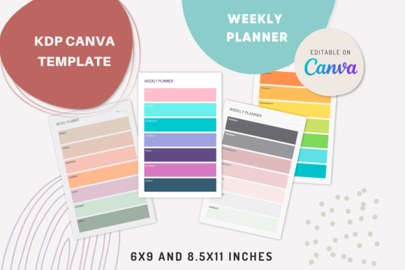 Unlock Your Creativity and Productivity with the CANVA Weekly Planner KDP Template
