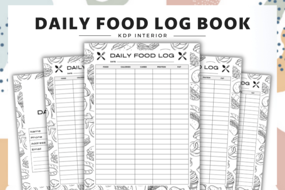 Unlock Your Creativity with a Daily Food Tracker Log Book Interior