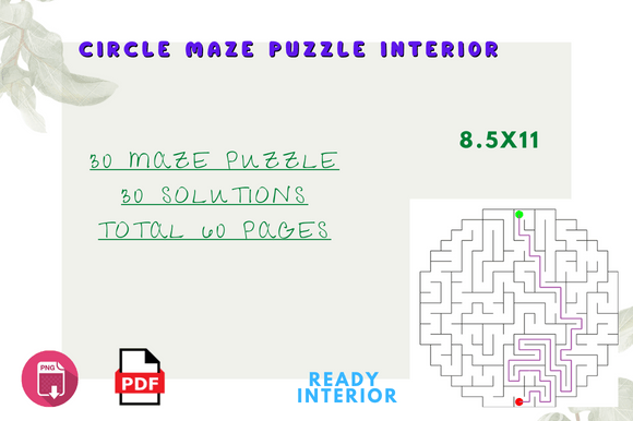 Unlocking Creativity with Maze Puzzles Activity Interior for KDP